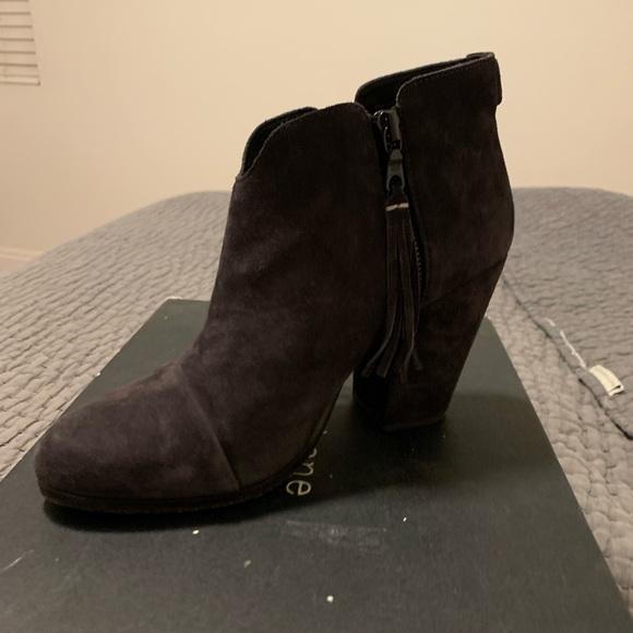 Rag and Bone Margo Fringe boot in gray. - Picture 6 of 6